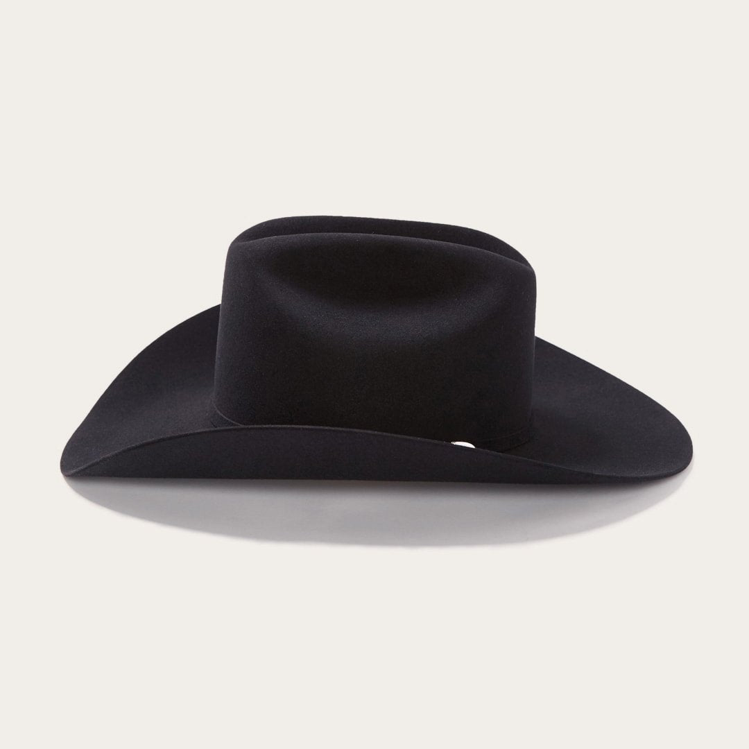 Lariat 5X Cowboy Hat - 4 5/8&quot; Crown Black | Men/Women Stetson Western