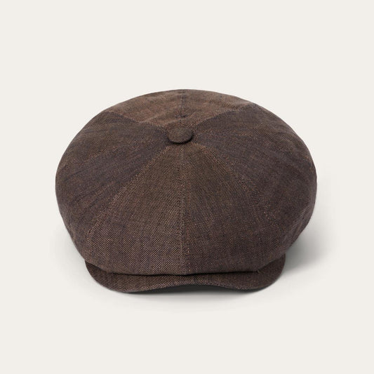 Linen Hatteras Cap Brown | Men/Women Stetson Caps &amp; Truckers