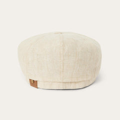Linen Hatteras Newsboy Beige | Men/Women Stetson Caps &amp; Truckers