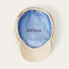 Linen Hatteras Newsboy Beige | Men/Women Stetson Caps &amp; Truckers