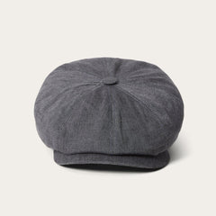 Linen Hatteras Newsboy Grey | Men/Women Stetson Caps &amp; Truckers