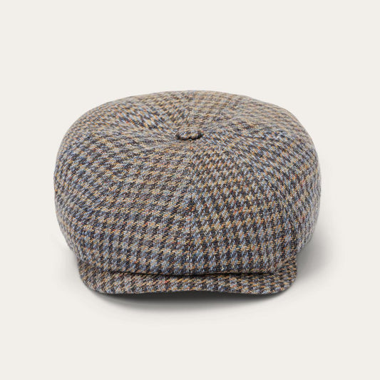 Linen/Cotton Houndstooth Hatteras Multicolor Houndstooth | Men/Women Stetson Caps &amp; Truckers
