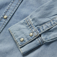 Loose Fit Denim Shirt Blue | Women Stetson Denim Shirts