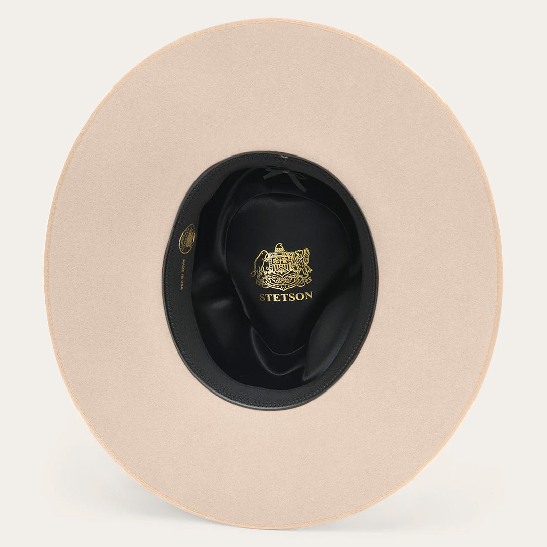Midtown Wide Flat Brim Hat Bone | Men/Women Stetson Fedora