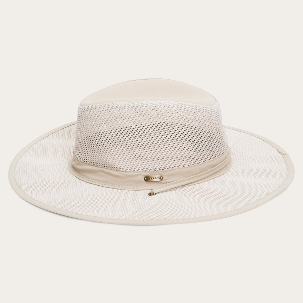 Montana &#039;No Fly Zone&#039; Mesh Hat Khaki | Men/Women Stetson Outdoor