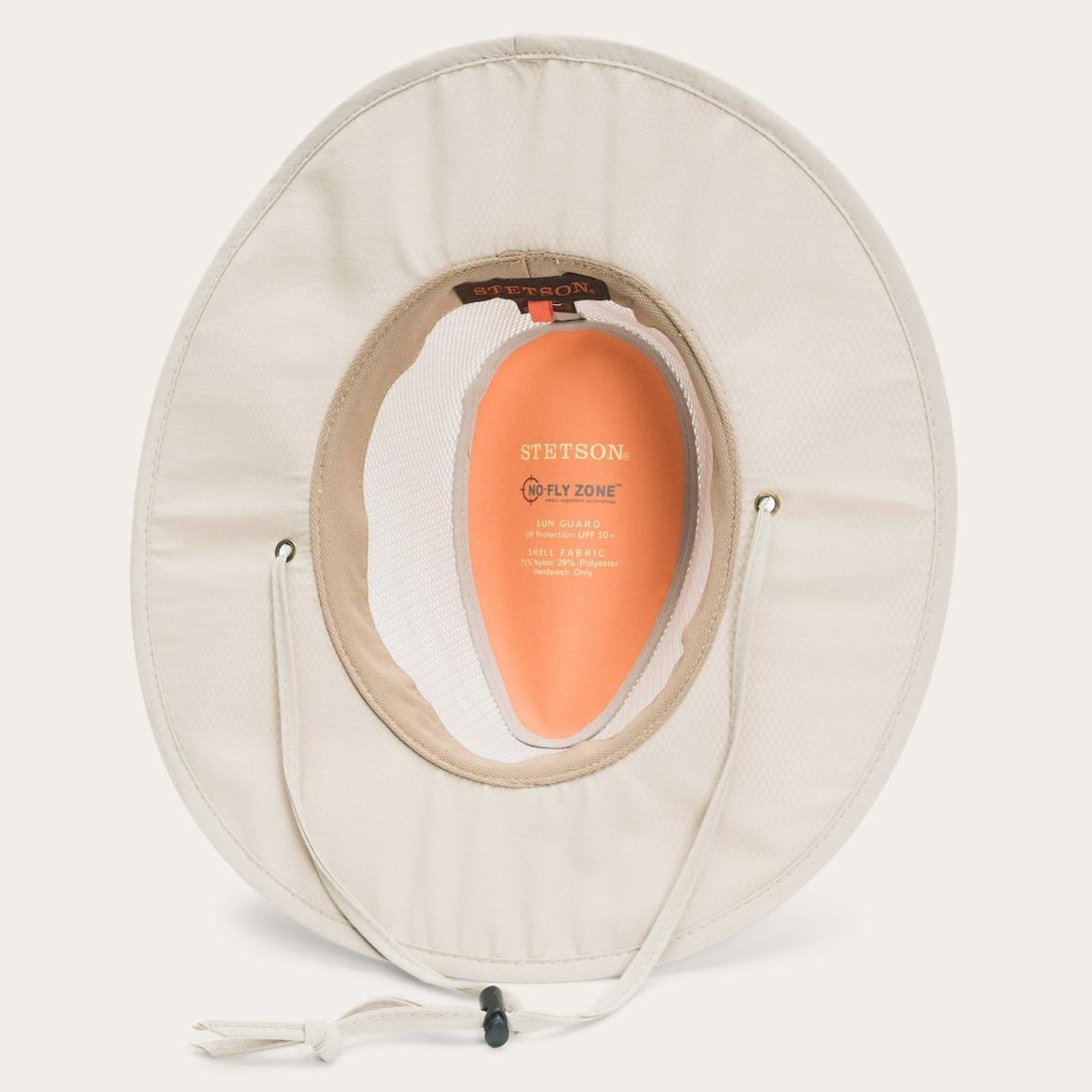 Montana &#039;No Fly Zone&#039; Mesh Hat Khaki | Men/Women Stetson Outdoor