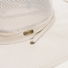 Montana &#039;No Fly Zone&#039; Mesh Hat Khaki | Men/Women Stetson Outdoor