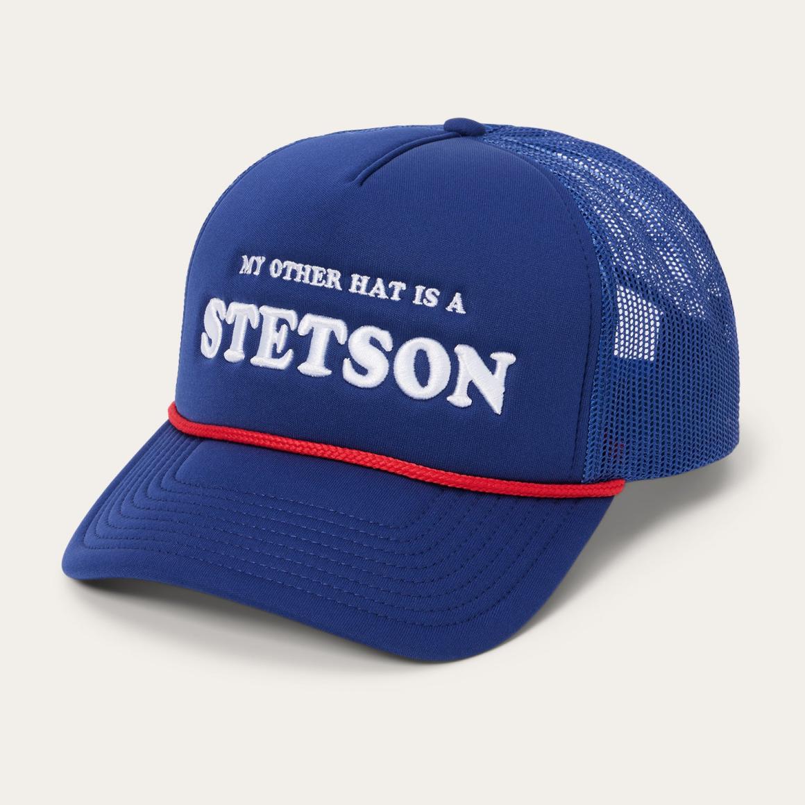My Other Hat Is A Stetson Trucker Cap Royal | Men/Women Stetson Caps &amp; Truckers