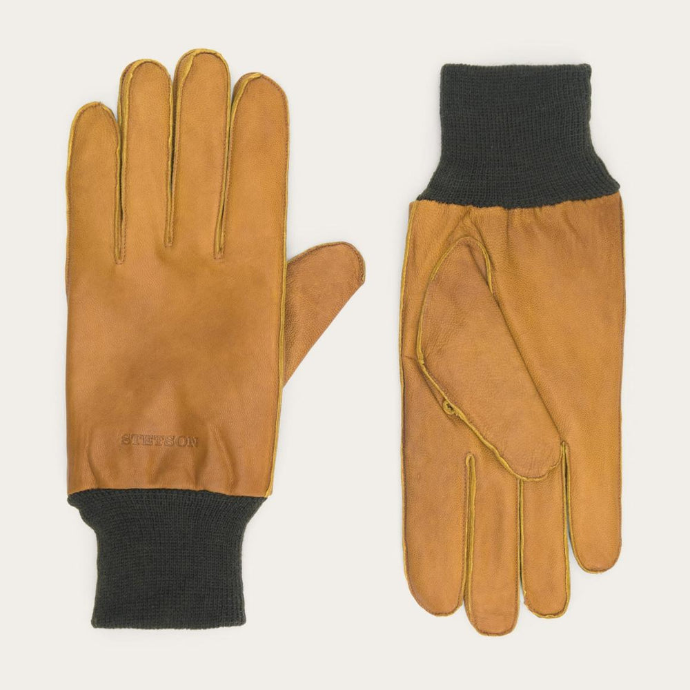 Nappa Gloves Beige | Men Stetson Gloves