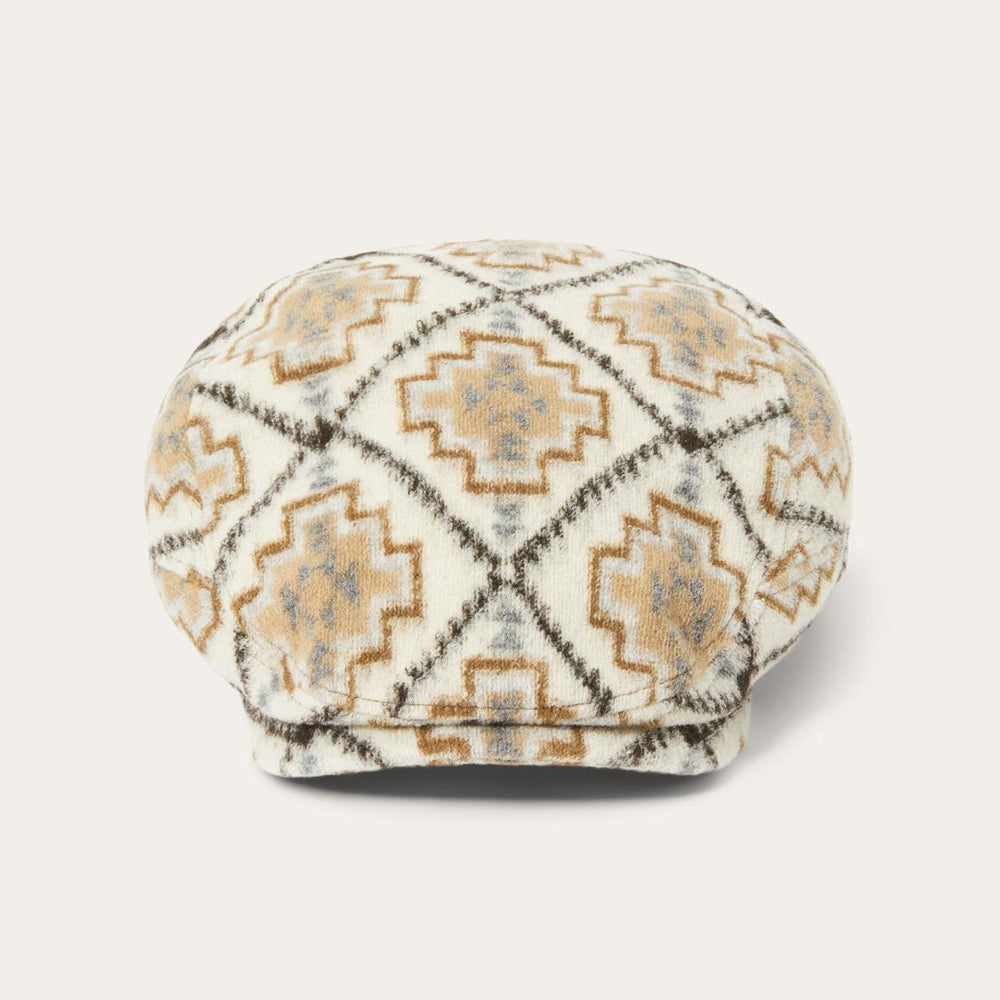 Navajo Jersey Driver Cap Off White / Beige | Men/Women Stetson Caps &amp; Truckers