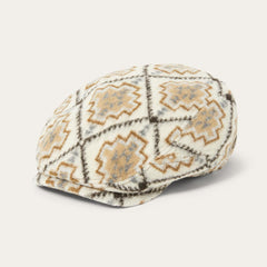 Navajo Jersey Driver Cap Off White / Beige | Men/Women Stetson Caps &amp; Truckers