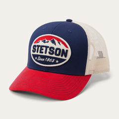Navy Americana Trucker Cap Navy | Men/Women Stetson Caps &amp; Truckers