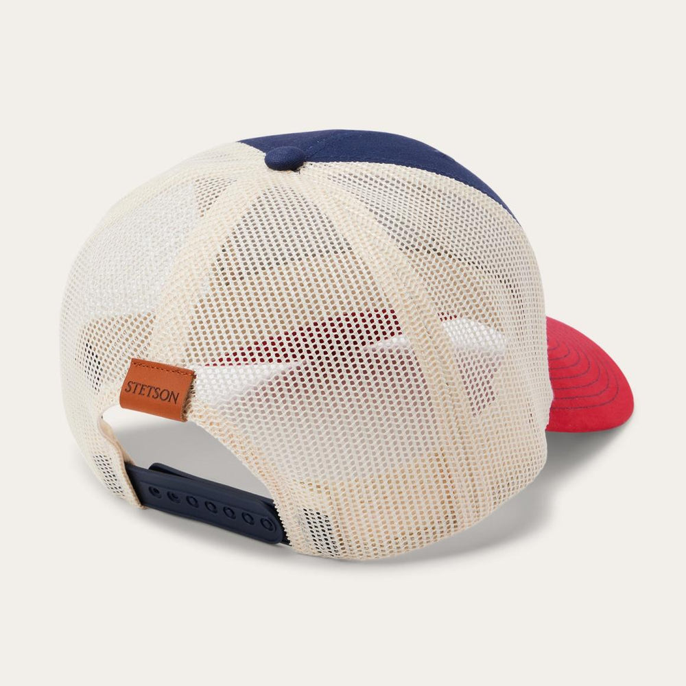 Navy Americana Trucker Cap Navy | Men/Women Stetson Caps &amp; Truckers