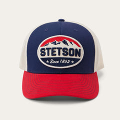 Navy Americana Trucker Cap Navy | Men/Women Stetson Caps &amp; Truckers