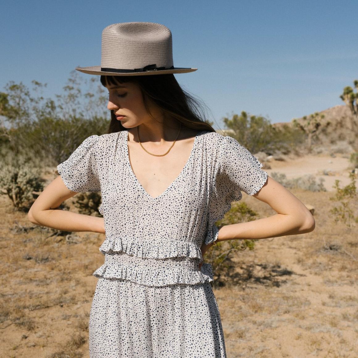 Open Road Straw Hat Taupe | Men/Women Stetson Fedora
