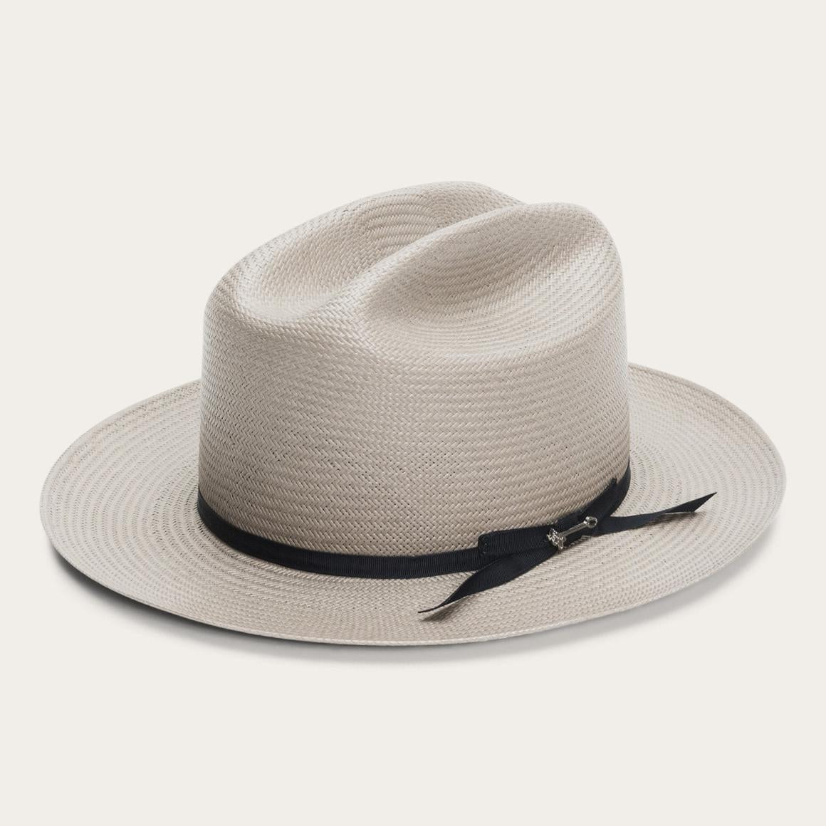 Open Road Straw Hat Taupe | Men/Women Stetson Fedora