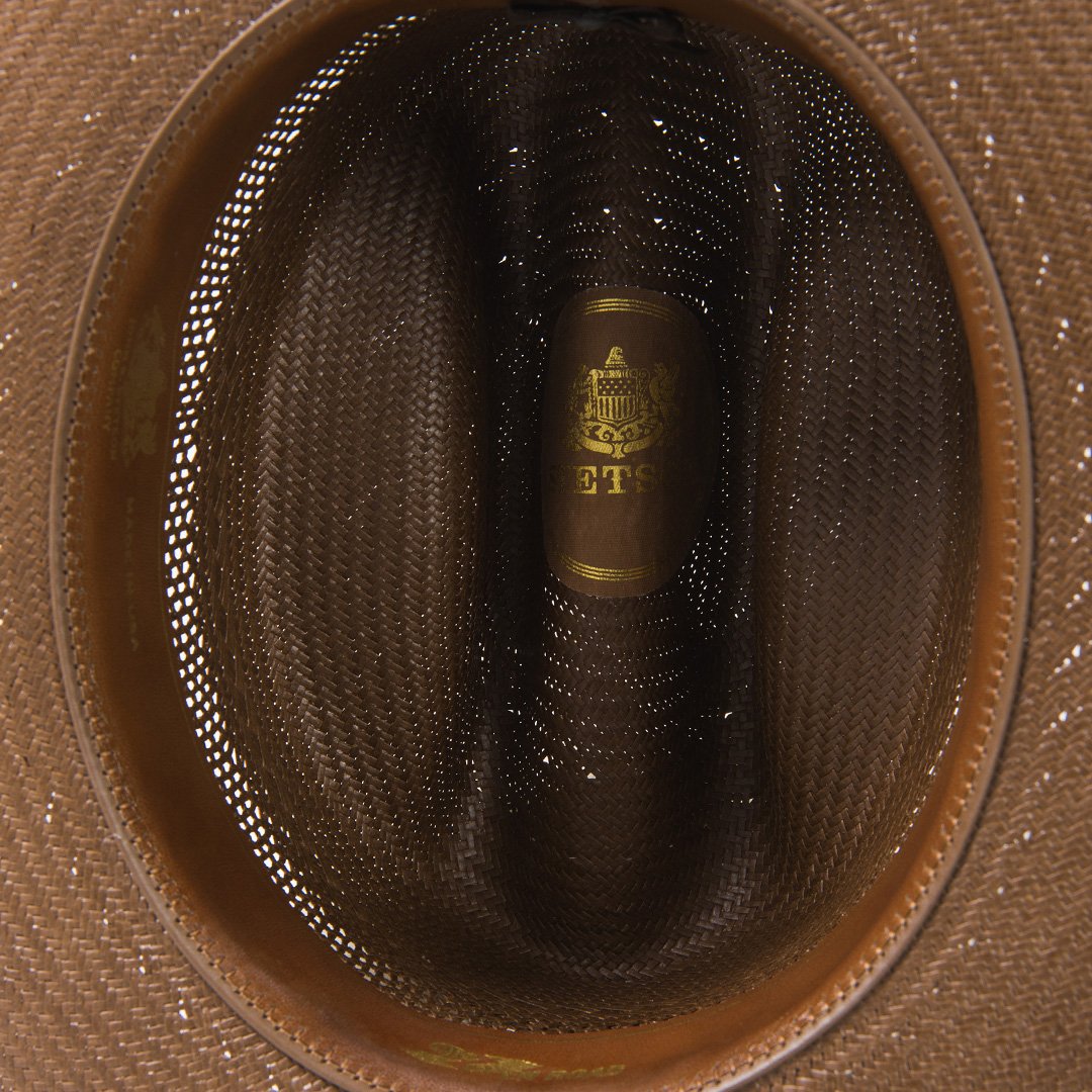 Open Road Vented Straw Cowboy Hat Chocolate | Men/Women Stetson Western