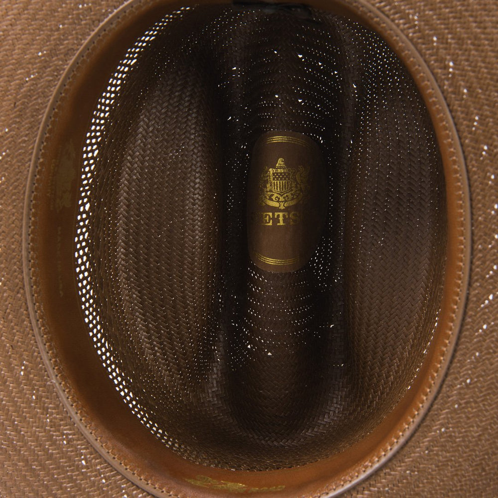Open Road Vented Straw Cowboy Hat Chocolate | Men/Women Stetson Western