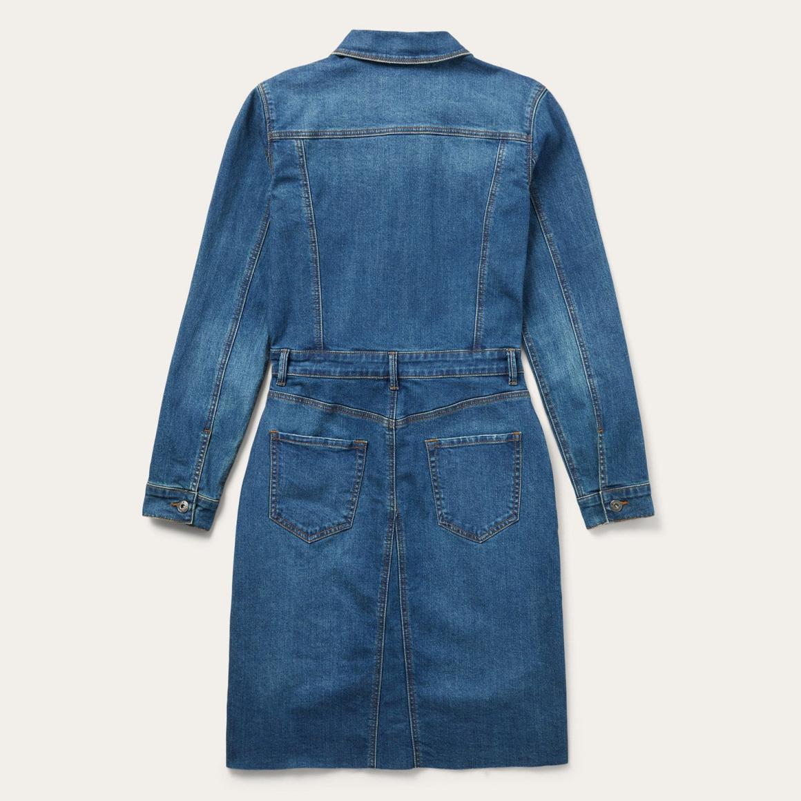 Premium Denim Shirt Dress Blue | Women Stetson Mini