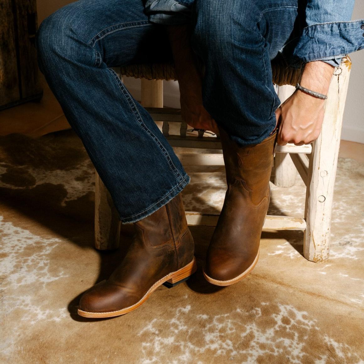 Puncher Boots Oily Brown | Men Stetson Western