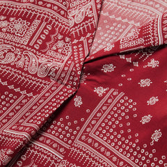 Red Bandana Patchwork Blouse Red | Women Stetson Blouses