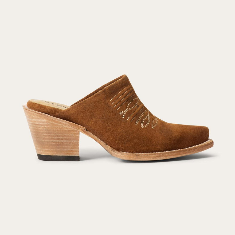 Reed Western Mules Brown | Women Stetson Shorties