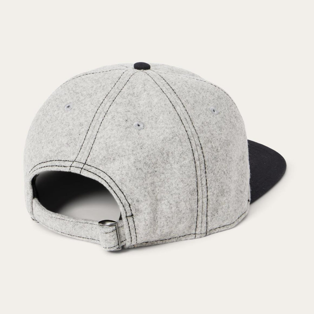 Retro Script Baseball Cap Grey | Men/Women Stetson Caps &amp; Truckers