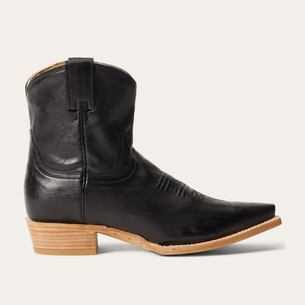 Riley Shorty Boots Black | Women Stetson Western