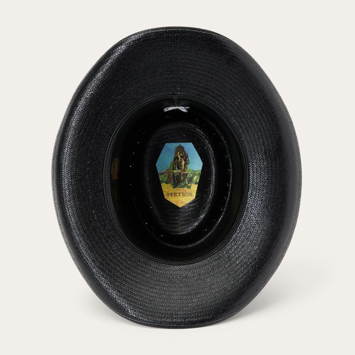 Royal Flush 10X Straw Cowboy Hat Black | Men/Women Stetson Western