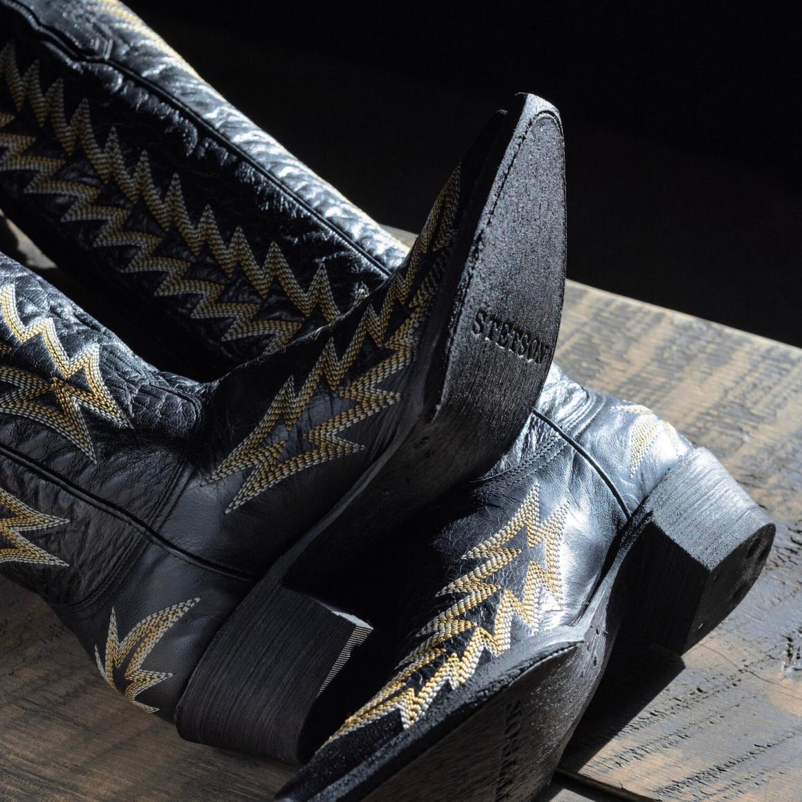 Sarah Boots Black | Women Stetson Western