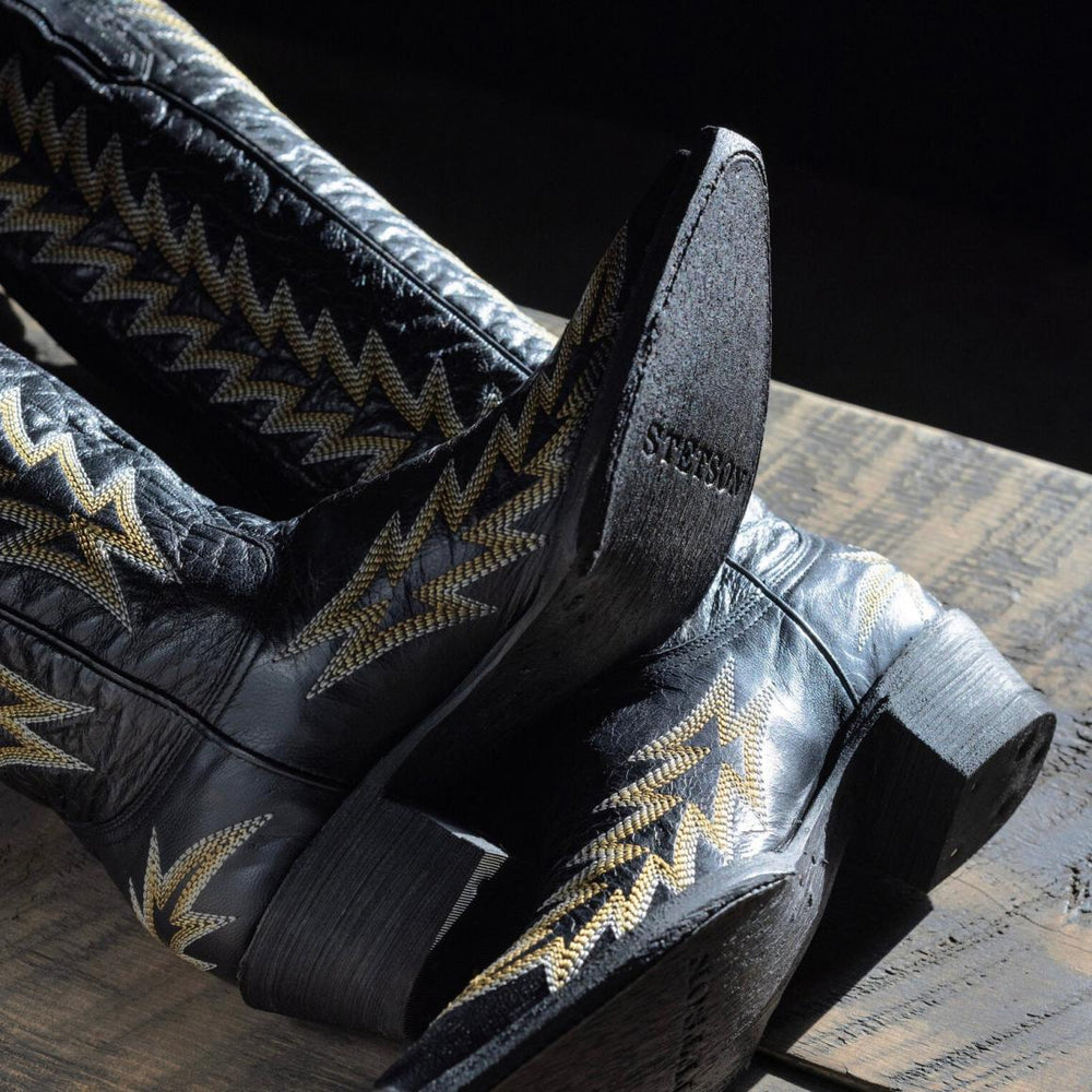 Sarah Boots Black | Women Stetson Western