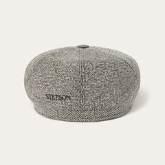 Silk Six-Panel Cap Black/brown Herringbone | Men/Women Stetson Caps &amp; Truckers