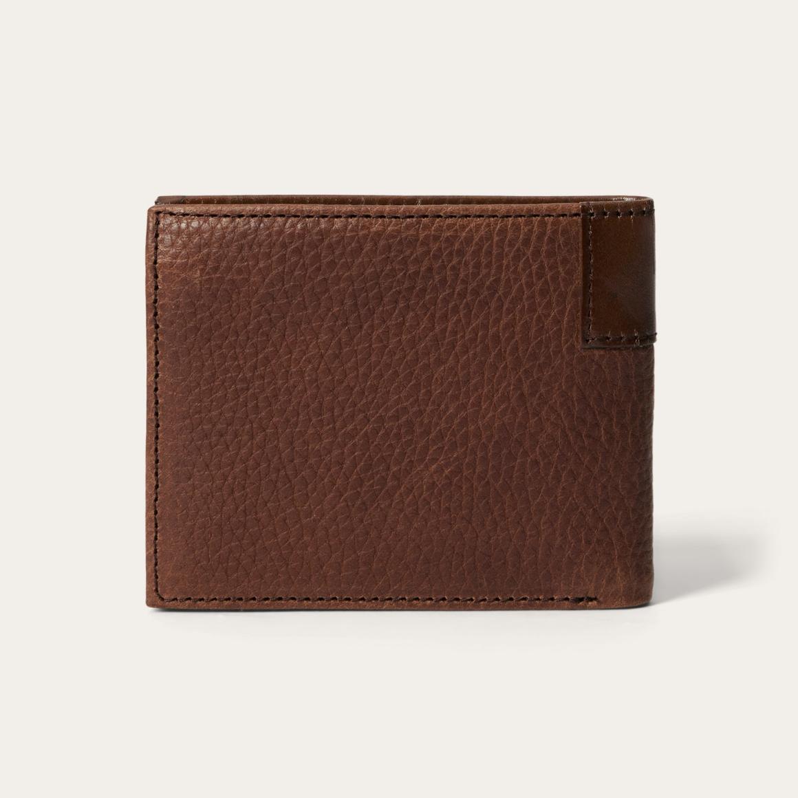 Steer Head Bi-Fold Wallet Brown | Men Stetson Wallets