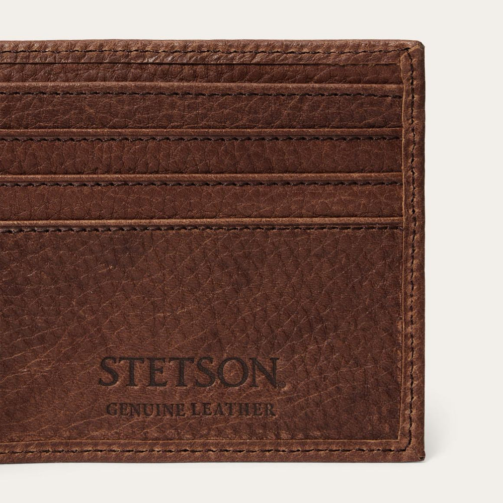 Steer Head Bi-Fold Wallet Brown | Men Stetson Wallets
