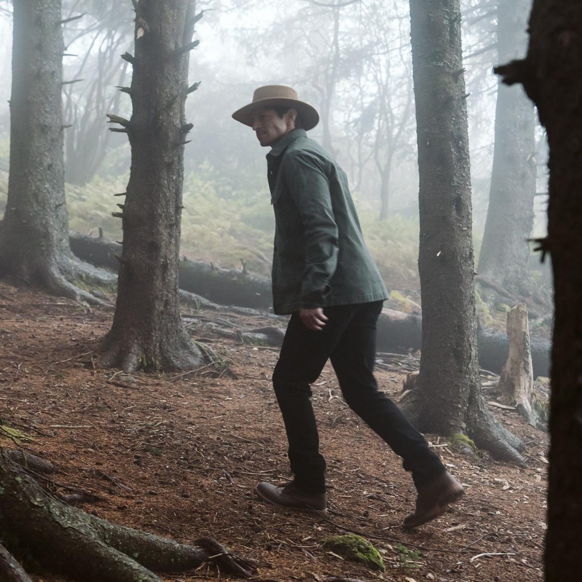 Stretch Canvas Jac-Shirt Green | Men Stetson Jackets