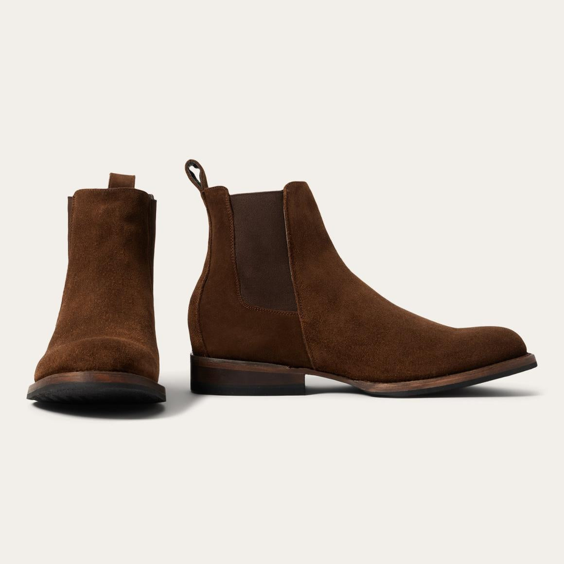 Suede Beat Chelsea Boot Brown | Men Stetson Chukka