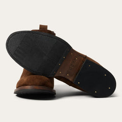 Suede Beat Chelsea Boot Brown | Men Stetson Chukka