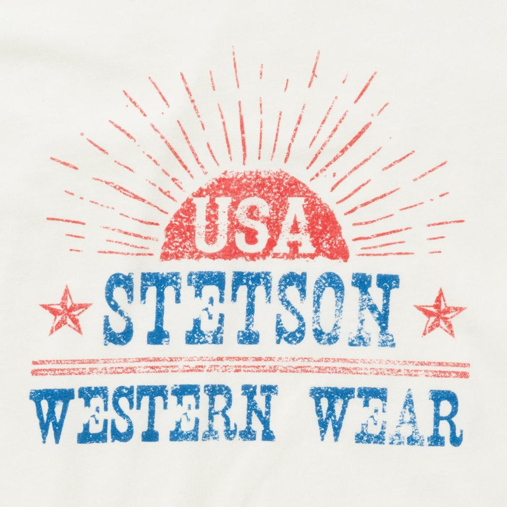 Sunrise Graphic Tee White | Women Stetson Tees