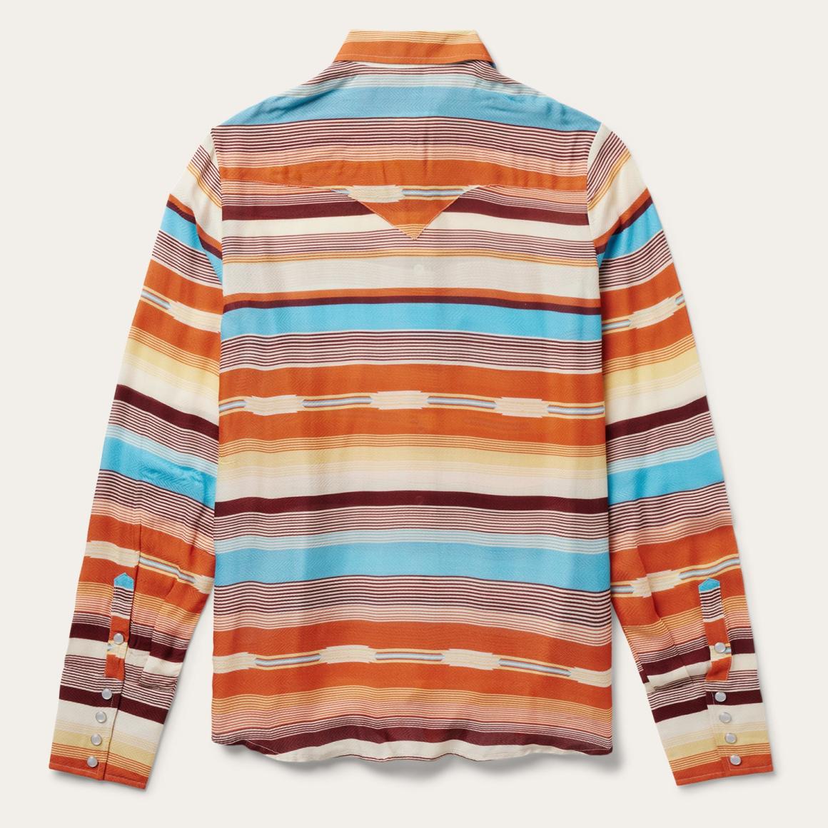 Sunset Serape Print Western Shirt Multi | Women Stetson Western Shirts