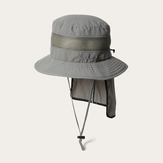 Switchback &#039;No Fly Zone&#039; Mesh Bucket Hat Willow | Men/Women Stetson Outdoor