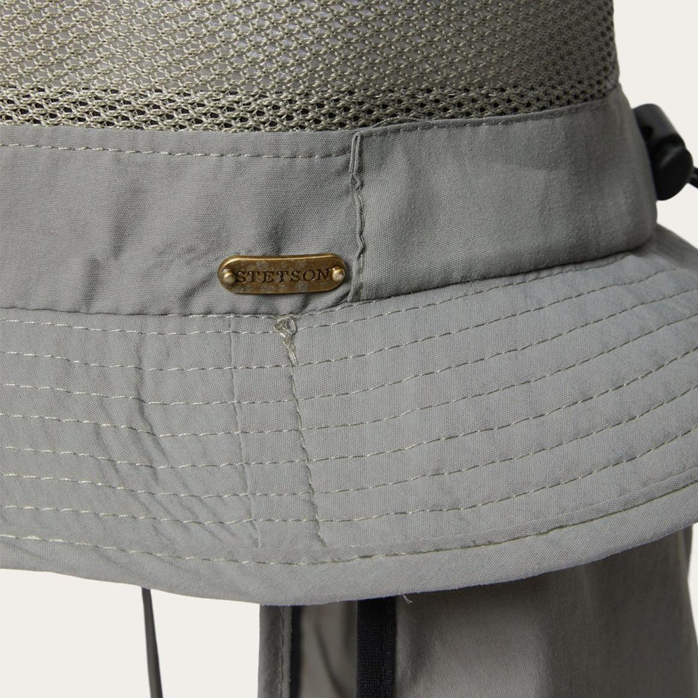 Switchback &#039;No Fly Zone&#039; Mesh Bucket Hat Willow | Men/Women Stetson Outdoor
