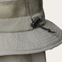 Switchback &#039;No Fly Zone&#039; Mesh Bucket Hat Willow | Men/Women Stetson Outdoor