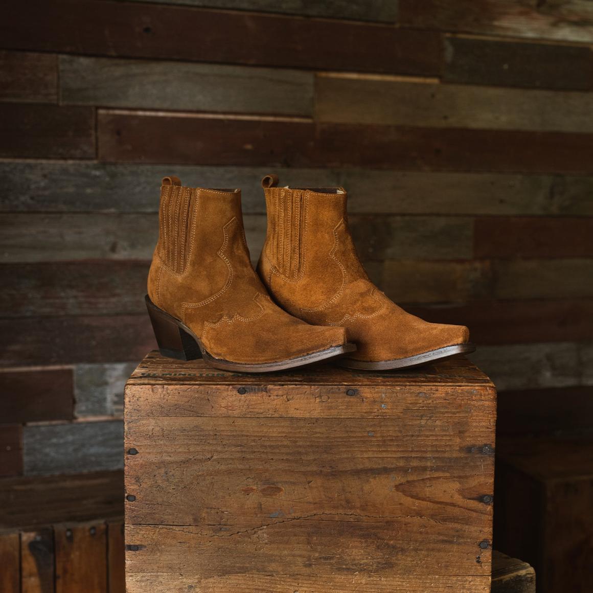 Talula Boots Tan | Women Stetson Shorties