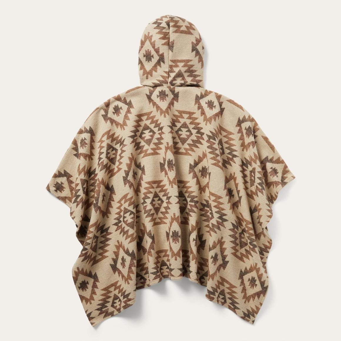 Tan Aztec Poncho Brown | Women Stetson Jackets