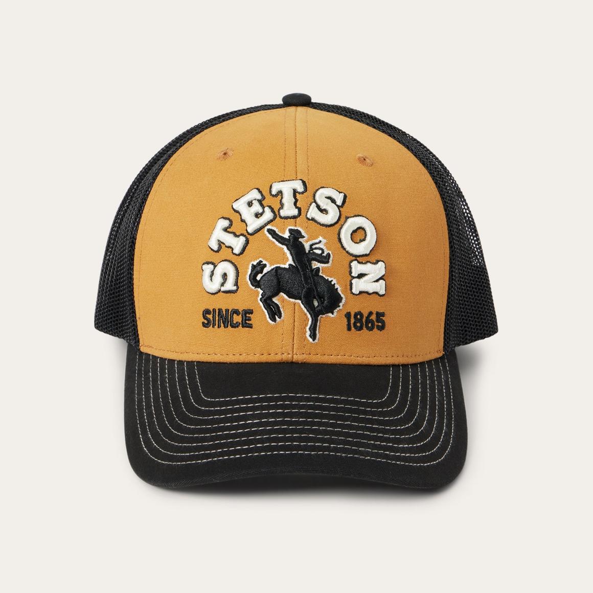Tan Cowboy Trucker Cap Tan | Men/Women Stetson Caps &amp; Truckers