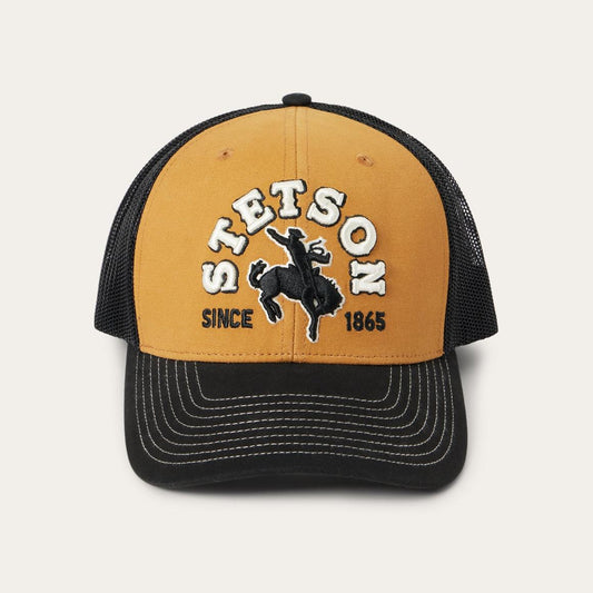 Tan Cowboy Trucker Cap Tan | Men/Women Stetson Caps &amp; Truckers