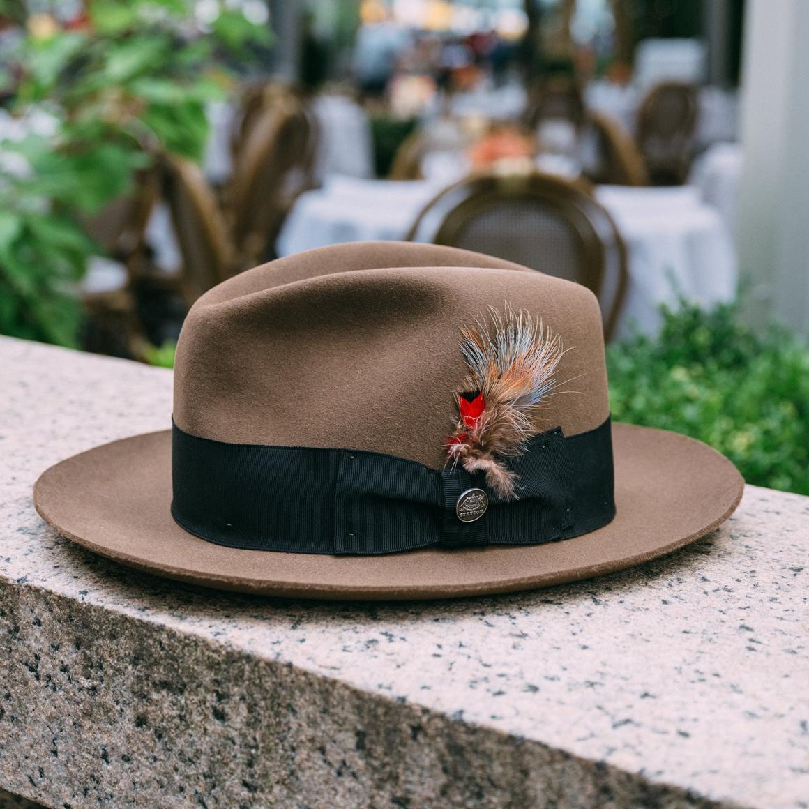 Temple Fedora Tawny | Men/Women Stetson Fedora