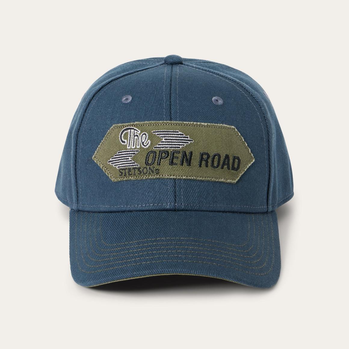 The Open Road Baseball Cap Blue | Men/Women Stetson Caps &amp; Truckers