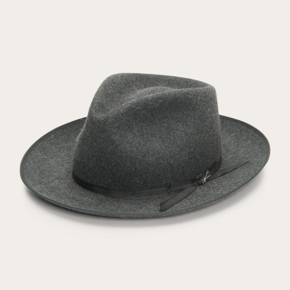 The Ultralight Stratoliner Fedora Grey Mix | Men/Women Stetson Fedora
