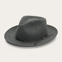 The Ultralight Stratoliner Fedora Grey Mix | Men/Women Stetson Fedora